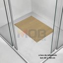Ver imagem 3 de Tapete pra Box Banheiro Ducha Grid 5mm 60x100 Antiderrapante Desenho do Tecidido:vazado; Cor:bege