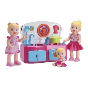 Cozinha Divertida My Little Collection Divertoys Sai Agua - Rosa