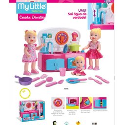 Cozinha Divertida My Little Collection Divertoys Sai Agua - Rosa - 7