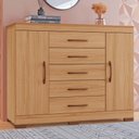 Ver imagem 1 de Comoda Essence 5 Gavetas e 2 Portas 100% em MDF