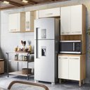 Ver imagem 2 de Armario de Cozinha Fit com 8 Portas 261 Cm Freijo-off White Freijo-off White