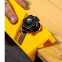 Ver mais imagens de Plaina Cortador Refilador Aparador de Fita Borda Curvada 45º Mdf Drywall Gesso