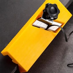 Plaina Cortador Refilador Aparador de Fita Borda Curvada 45º Mdf Drywall Gesso - 2
