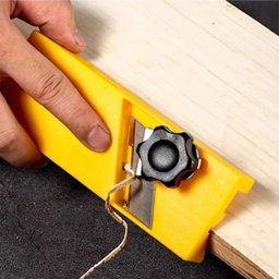 Plaina Cortador Refilador Aparador de Fita Borda Curvada 45º Mdf Drywall Gesso - 6