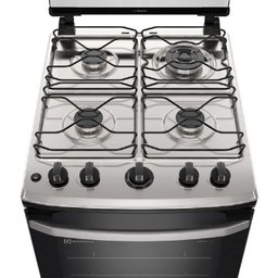 Fogão Electrolux 4 Bocas Efficient com Mesa Inox, Perfectcook e Vaporbake Prata Fe4is - Bivolt - 3