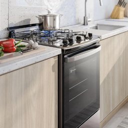 Fogão Electrolux 4 Bocas Efficient com Mesa Inox, Perfectcook e Vaporbake Prata Fe4is - Bivolt - 2