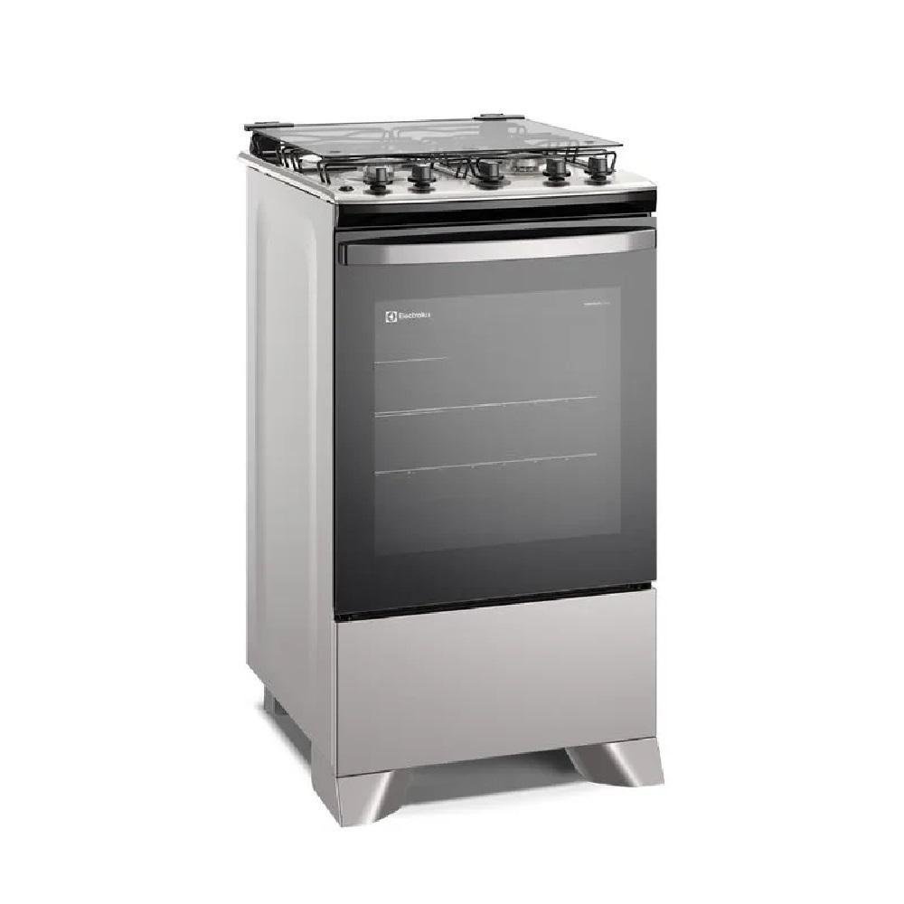 Fogão Electrolux 4 Bocas Efficient com Mesa Inox, Perfectcook e Vaporbake Prata Fe4is - Bivolt - 6