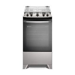 Fogão Electrolux 4 Bocas Efficient com Mesa Inox, Perfectcook e Vaporbake Prata Fe4is - Bivolt - 1