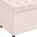 Ver imagem 5 de Puff Baú 160cm Hermione Boucle Off White - Sallar Home