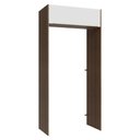Ver imagem 1 de Porta-geladeira 103 Cm 1 Porta Basculante Rustic/branco Veludo Lux Madesa