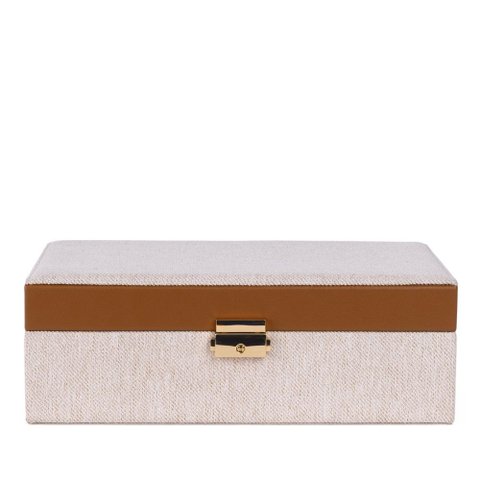 Caixa Decorativa em Mdf com Revestimento em Linho 28cm 23066 Mart
