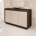 Ver imagem 5 de Buffet Xadrez 3 portas 136cm - Laca - Off White