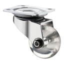 Ver imagem 2 de Kit de 4 Rodízio Giratórios 35mm em Gel 2 com Trava e 2 Sem Trava