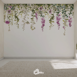 Papel de Parede Painel Florais - 3