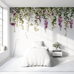 Papel de Parede Painel Florais - 1