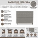 Ver imagem 7 de Cabeceira para Cama Casal Queen Estofada 1,58 ,Mts Liz Vilajo: Suede Camurça