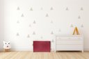 Ver imagem 3 de Puff Baú Banqueta Retangular Organizar e Decorar Suede 60cm Vermelho