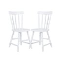 Ver imagem 1 de Kit Cadeira Ditália Madeira Maciça Eucalipto 2unidades Cor:branco