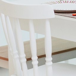 Kit Cadeira Ditália Madeira Maciça Eucalipto 2unidades Cor:branco - 7