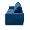 Ver mais imagens de Sofá Retrátil e Reclinável 3 lugares com Molas 2,00m Ana Suede Azul Adonai Estofados