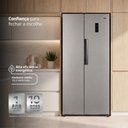 Ver mais imagens de Geladeira Side By Side Frost Free 564 Litros Hq Inverter Airflow Cooling Inox Hq-564SBSFFS