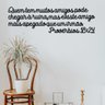 Versículo Bíblico Provérbios 18:24 em MDF 6mm Vazado - 3