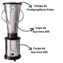 Ver imagem 7 de Liquidificador Industrial 3,5l Alta Rotação Inox 22000rpm Jl Colombo:220v