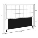 Ver imagem 2 de Cabeceira Onix Cama Box King 195cm Suede Grafite
