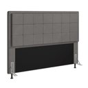 Ver imagem 3 de Cabeceira Onix Cama Box King 195cm Suede Grafite