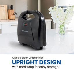 Elite Gourmet Sanduicheira e Panini Maker 2 Fatias Antiaderente (preto) - 2