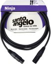 Ver imagem 1 de Cabo para Microfone 0,20 Mm Conector Xlr Macho/ Xlr Femea Ninja 10ft 3,05 Metros Preto