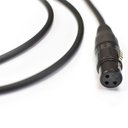 Ver imagem 4 de Cabo para Microfone 0,20 Mm Conector Xlr Macho/ Xlr Femea Ninja 10ft 3,05 Metros Preto
