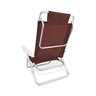 Cadeira de Praia Reclinável Suprema - Marrom Café - 4