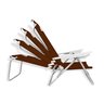 Cadeira de Praia Reclinável Suprema - Marrom Café - 6