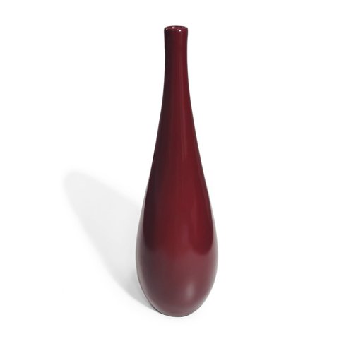 Vaso Garrafa Slin Rafina Decorativo 38x12cm