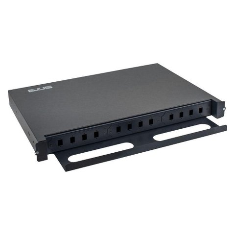Caixa Dio Ev-DIO12 12FO Design Compacto 12 Slots Estrutura em Metal Preto Evus