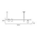 Ver imagem 4 de Lustre Pendente Taschibra Barão Gz10 Bivolt Preto 02110293-18