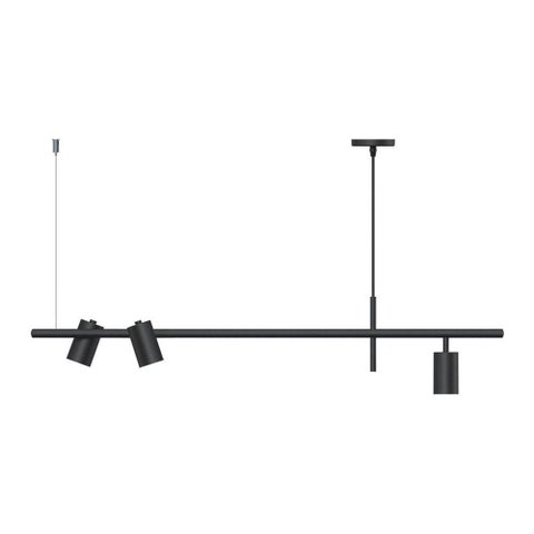Lustre Pendente Taschibra Barão Gz10 Bivolt Preto 02110293-18