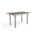 Ver imagem 1 de Mesa Elba Kappesberg Cromada com Tampo de Vidro Bronze 140cm