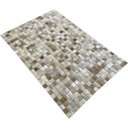 Ver imagem 2 de Tapete de couro bege 1,00x1,50 sem borda peça 5x5cm