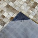 Ver imagem 3 de Tapete de couro bege 1,00x1,50 sem borda peça 5x5cm