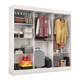 Closet Casal Juliana 5 Prateleiras Carioca Móveis - 2 Closet Casal Juliana 5 Prateleiras Carioca Móveis - 2