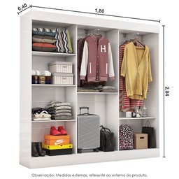Closet Casal Juliana 5 Prateleiras Carioca Móveis - 5 Closet Casal Juliana 5 Prateleiras Carioca Móveis - 5