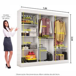 Closet Casal Juliana 5 Prateleiras Carioca Móveis - 6 Closet Casal Juliana 5 Prateleiras Carioca Móveis - 6