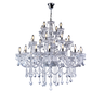 Lustre Pendente Candelabro Maria Tereza Nice 28 lâmpadas E14 Bivolt Transparente - 1