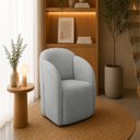 Ver imagem 1 de Poltrona Luna Giratória Moderna com Design Sofisticado e Confortável