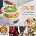 Ver imagem 2 de Elite Gourmet Desidratador Digital de Alimentos 5 Bandejas Bpa-free (branco)