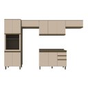 Ver imagem 2 de Cozinha Compacta 5 Peças 100% MDF com Torre Quente 1 Forno Connect