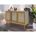 Ver imagem 1 de Buffet Detroit 3 Portas Off/White / Madeira - Tebarrot