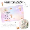 Ver imagem 4 de Lençol Mêsversário Cenário para Fotos Bebê Ursinha Menina Minha Estrelinha Lençol Mêsversário Cenári